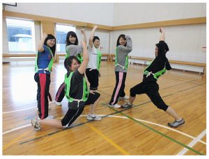 体育授業風景の画像
